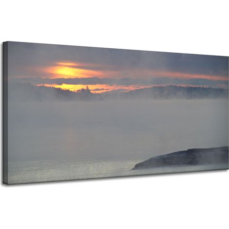 Leinwanddruck Natur Sonnenuntergang 120x60