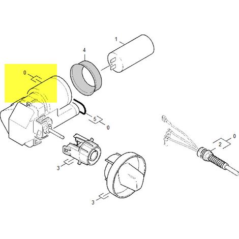Interrupteur complet pour nettoyeur haute pression – Accessoire compatible Karcher – Installation facile – 90016070