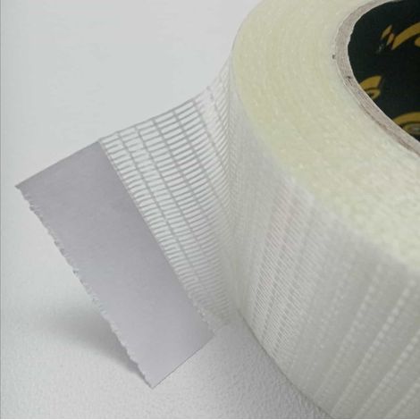 Nastro adesivo trasparente rinforzato tramato 50mm x 50mt (1/5)