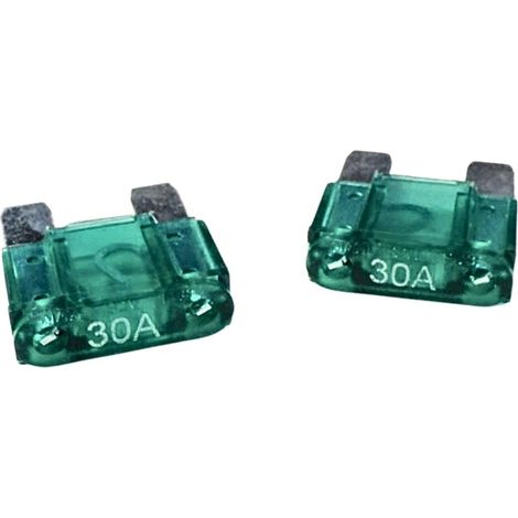 2 Maxi Fusibles Enfichables 30A Vert