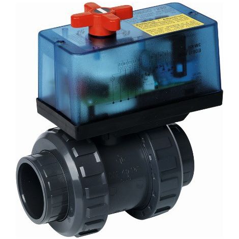Praher 2-Wege-Kugelhahn Ø 63mm mit elektrischem Stellmotor
