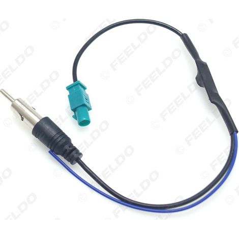 Adaptateur mâle pour autoradios et antennes FM des voitures Volkswagen, Audi, BMW, Mercedes-Benz et SEAT.