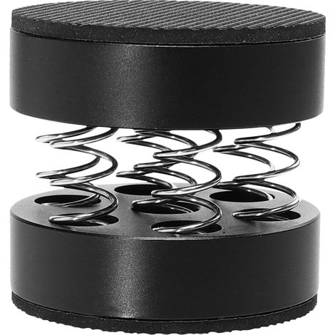 Coussinets à Ressort pour et Isolation Sonore Patins Anti-Vibrations en Alliage D'aluminium Non Glissants pour Amplificateur et Haut-parleurs (1/5)