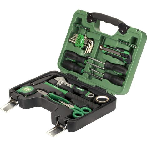 Mallette à Outils 40 Pièces Polyvalentes dont 1 Tournevis avec 20 Embouts pour les Réparations et les Installations Domestiques Usage Intermédiaire entre Professionnel et Spécialiste (1/3)