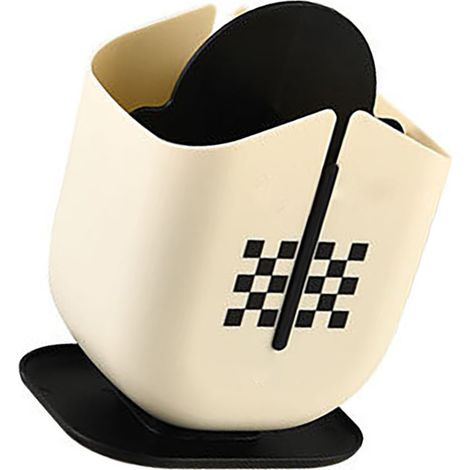Boîte de rangement pour baguettes, cuillères et fourchettes, égouttoir à couverts noir (1/5)
