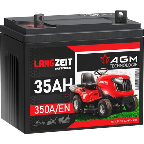 Langzeit Rasentraktor Batterie 35Ah 12V AGM PPL (1/4)