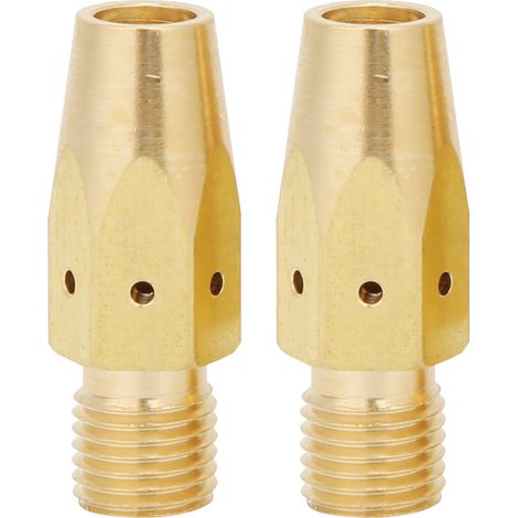 Contact Tip Adapter for MIG Welder Gun Gas Diffuser for Miller M-25/M-40 & Hobart(2 Pcs) (1/5)
