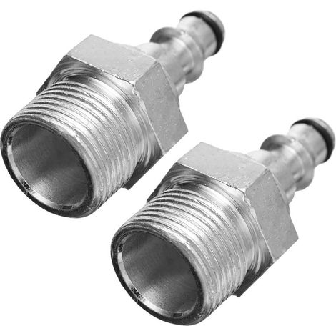 Adaptateur de tuyau pour nettoyeur haute pression à connexion rapide 2X, insertion rapide M22 (1/4)