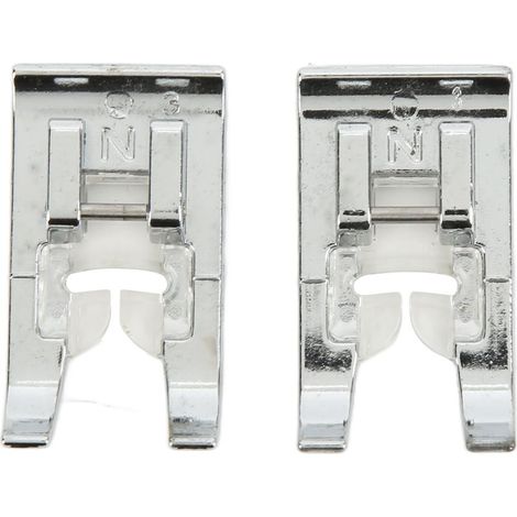 pièces pied de biche droit acier inoxydable texture légère robuste polyvalent pour machine à coudre (1/5)