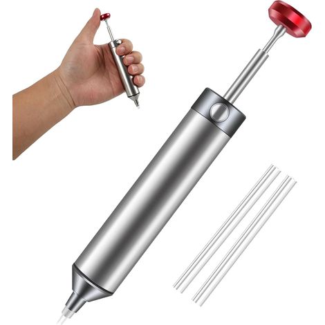 Outil De Retraite De Soudure Électrique, Pompes À Dessouder Aspirateur, Pompe Dessoudage Électrique, Pompe Ventouse Dessoudage, pompe À Dessouder Étain, Avec 1 Pièces En Silicone (150mm) (1/5)