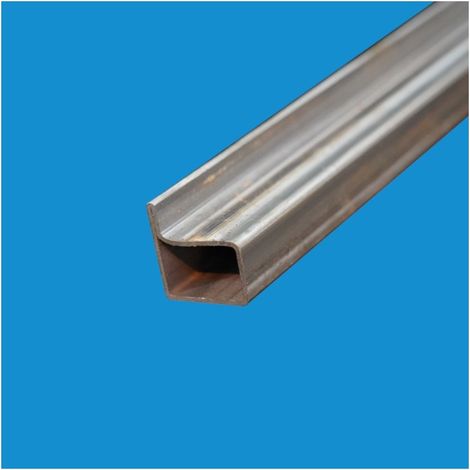 Tube a ailette L 30x50 mm Epaisseur - 2 mm, Longueur - 0.5 mètre