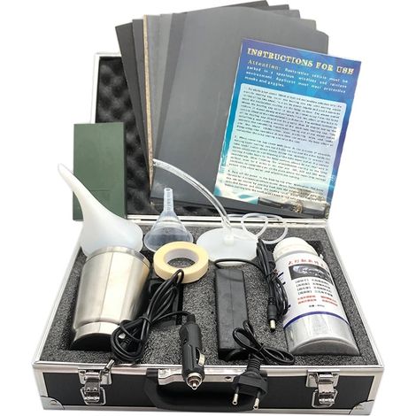 Kit de restauration de phares de voiture, 800ML, taille de tasse 75mm x 118mm, câble d'alimentation 3m, matériau polymère, compatible avec divers types de phares (1/5)