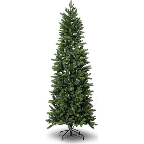 Albero di Natale slim "Cernera" in PE Effetto Real Touch + PVC di Altissima qualità -180 cm (1/5)