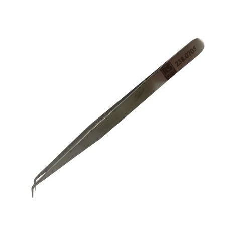 Brucelles de précision RS PRO 65ASA pointe fine en acier austénitique à faible de teneur en carbone, L. 135 mm ( Prix pour 1 )