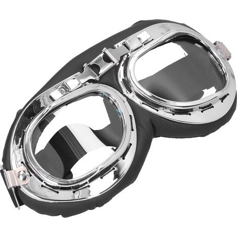 Retro motorcycle goggles, dustproof and windproof, model BG-T01, tempered PC lenses with anti-fog coating (1/3)