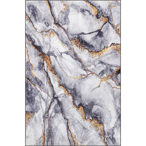 Grande Tappeto dal Design Moderno Effetto Marmo - (290x200 cm) - Arezzo Multicolore
