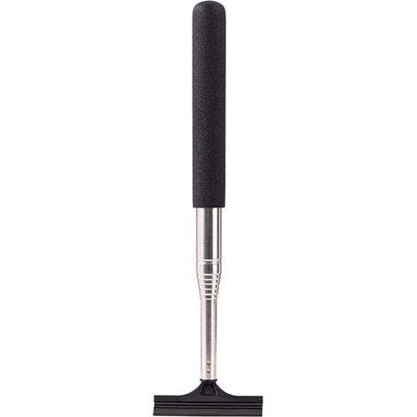Raclette rétractable pour rétroviseur de voiture, nettoyeur haute pression avec longue perche télescopique, outil de nettoyage de rétroviseur portable, noir (1/5)