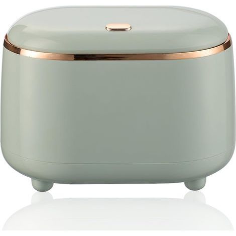 xiaoxianxian Poubelle de Table avec Couvercle,2L Mini Poubelle de Bureau,Petite Poubelle Largement Utilisé dans le Salon, la Salle à Manger, la Chambre à Coucher, salle de Bain (Vert) (1/5)