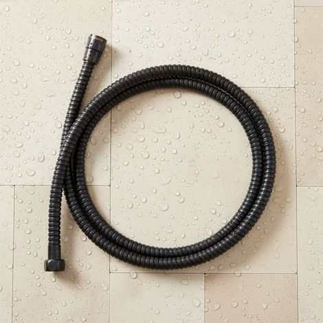 PaulGurkes Tuyau de Douche Rétro Noir 1,5m (1/2)