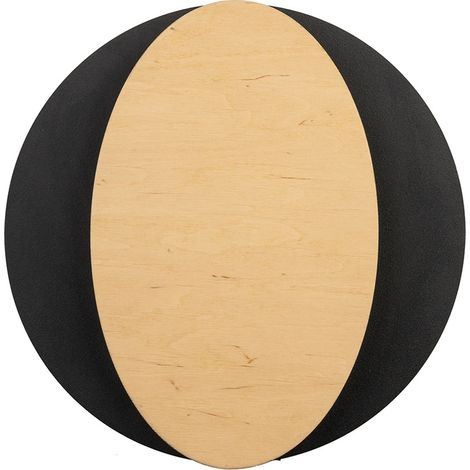 Applique murale ronde OVO noir/bouleau 2xG9 Sigma Design (1/2)