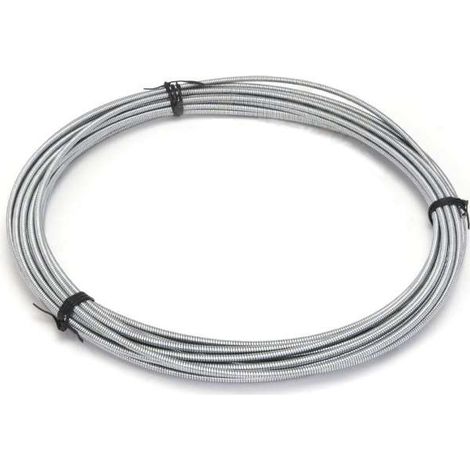 Cyclingcolors – Gaine métallique renforcée pour câble souple corde de piano Ø 4,8mm – Longueur 1 mètre – Pour tondeuse et tracteur autoporté – Entretien parc jardin (1/2)