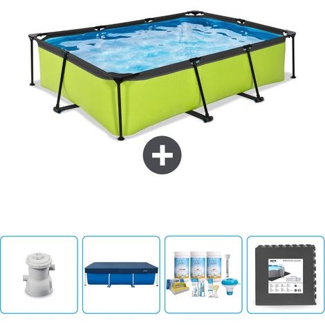 Exit Pool Rechteckig - 300x200x65 cm - 5-teilig SCB3 (1/4)