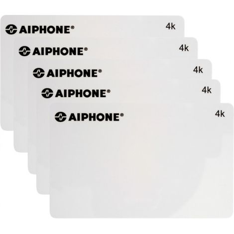 Pack de 5 cartes iso de programmation 4k pour ugvba PACKCP4K AIPHONE 122003