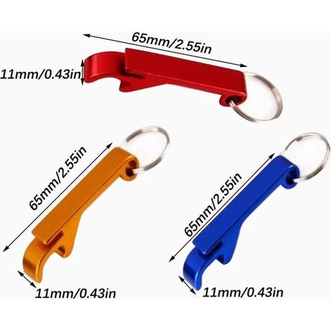 3 piezas de abridor de botellas de cerveza，abridor de botellas，abridor de botellas，abridor de botellas de colores，mini abridor de botellas (1/5)