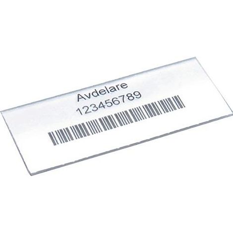 Etikett transp.f.Regalkasten 100 St./Btl. - 500502 (1/2)