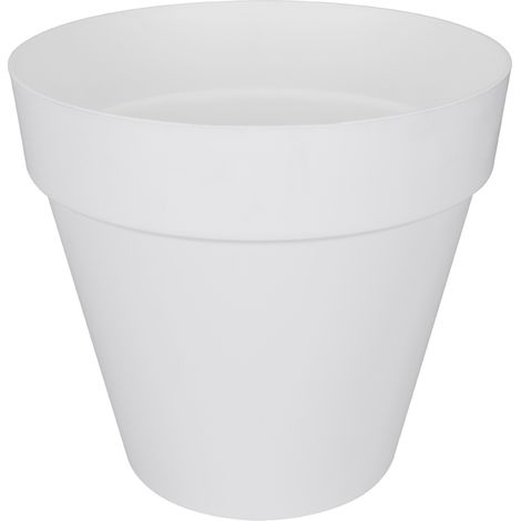 Pot de fleur Elho Plastique Rond Loft Urban Blanc Ø 30 x 26 cm 9,6 l (1/5)