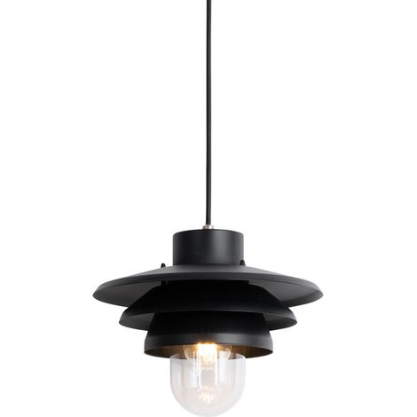 Design Outdoor Pendant Lamp Black IP44 - Morty