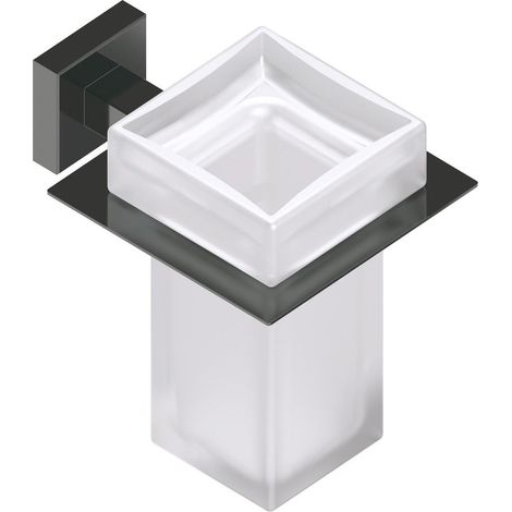 BELTRAN 20282 LUKA Vaso Cromo Negro Atornillar - ref: 064-20282