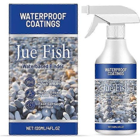 Liant pour gravier. colle pour paillis. scellant. adhésif. stabilisateur. imperméable 120 ml (1/4)