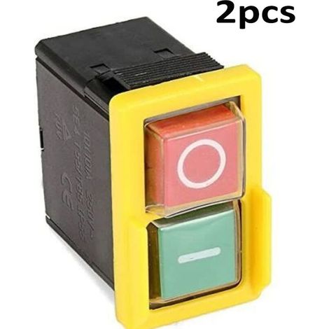 250V Universal Kjd20 Interrupteur De Sécurité Arrêt De Secours Saftey Cut Off Killer(2pcs) (1/5)