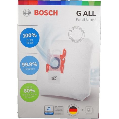 Bosch Type G Vacuum Cleaner Synthetic fleece Dust Bags (1/2)