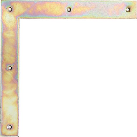ALBERTS Tor-Winkel, Lieferung paarweise in VE, galv. gelb verzinkt, HxLxB 300x300x40 mm