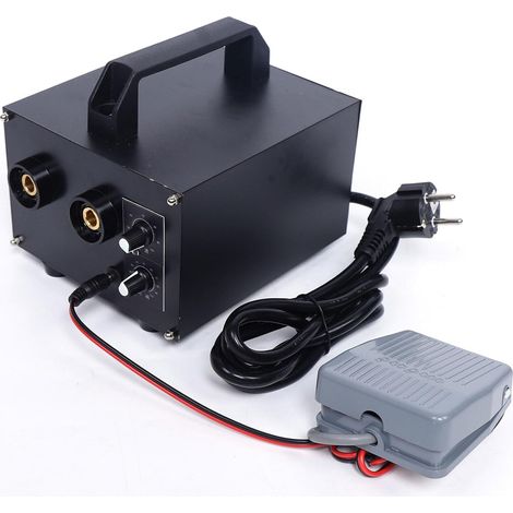 Saldatrice a punti 220 V, saldatrice a batteria con 1600 A, saldatrice professionale per saldatura precisa per montaggio e manutenzione di veicoli elettrici, modellismo (1/5)