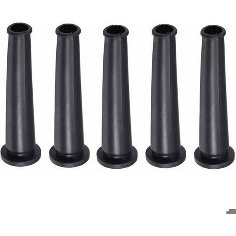Manchons de protection en caoutchouc - - Lot de 5 - 70 mm de long - Pour câble - Compatibles meuleuse d'angle (1/3)