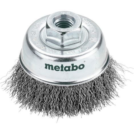 Metabo Topfbürste 75x0,3 mm/ M 14, Stahl, gewellt (1/3)