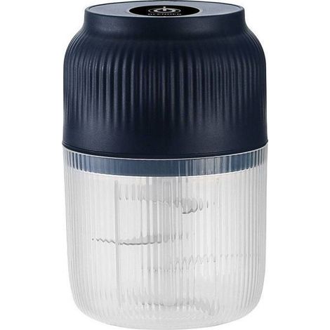 CYRILL – Tritatutto elettrico a batteria 400ml, 6 lame in acciaio inossidabile, ricaricabile tramite USB, per carne, verdure, cioccolato (blu) (1/5)