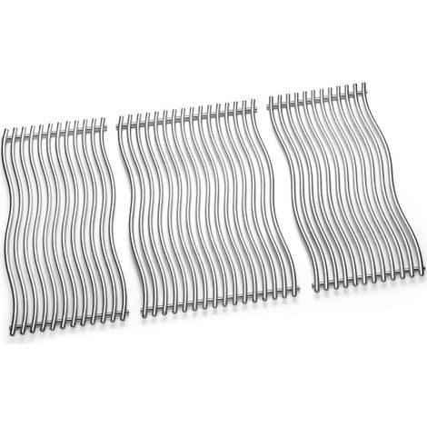 Set 3 grilles Wave inox pour barbecue Napoleon BIG 32