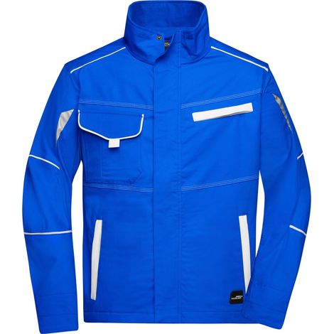 James & Nicholson Funktionelle Jacke JN849 Gr. L royal/white (1/4)