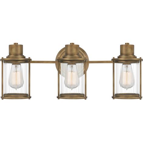 Elstead Quoizel Riggs Applique Laiton Vieilli, IP44 (1/5)