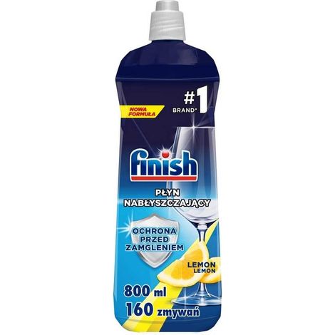 Abrillantador para lavavajillas Finish Shine&Protect con aroma a limón, 800 ml. (1/5)