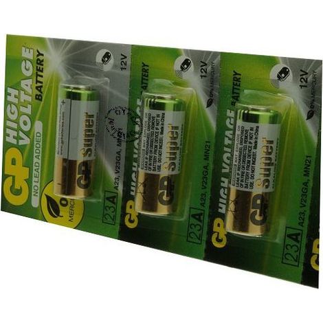 Pack de 5 piles GP pour DIVERS GP23AE (1/2)