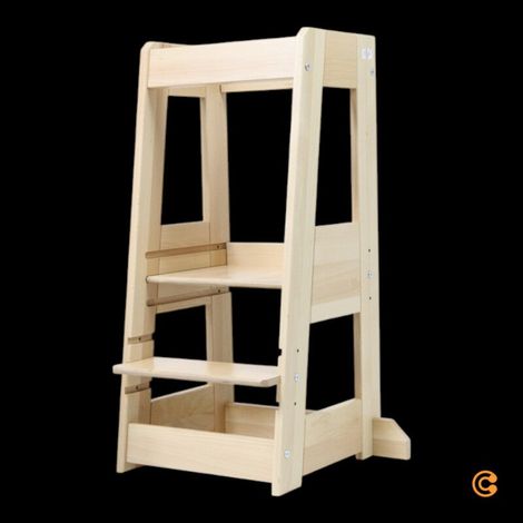 [GEBRAUCHT] B-Ware Ti Ssi Lernturm Felix Spielturm Kinderzimmer Kinderhocker Kinderlernturm Natur (1/2)