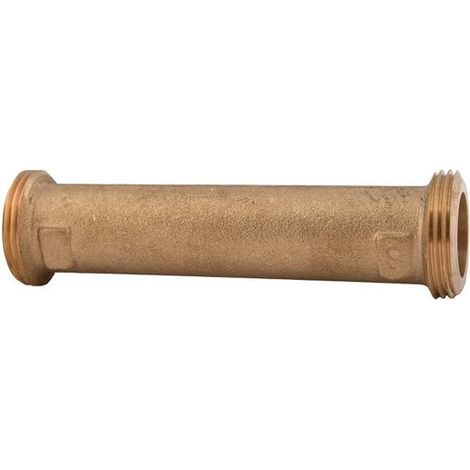 Joint de raccordement pour compteur d'eau DN20, filetage mâle 1", longueur 130 mm, laiton (1/2)