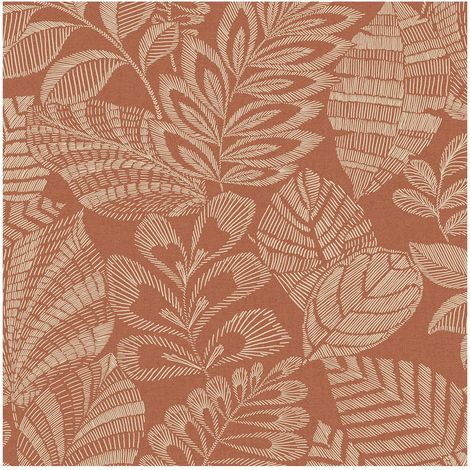 Madou Floral Wallpaper Red Textured Botanical Paste The Wall Vinyl (1/4)