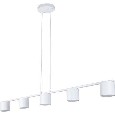 Lampada sospesa Mila bianca 100cm 5 luci GX53 Sigma (1/3)