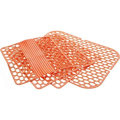 Set 2 Tappeto Lavello 30 x 30 cm + Parabordo